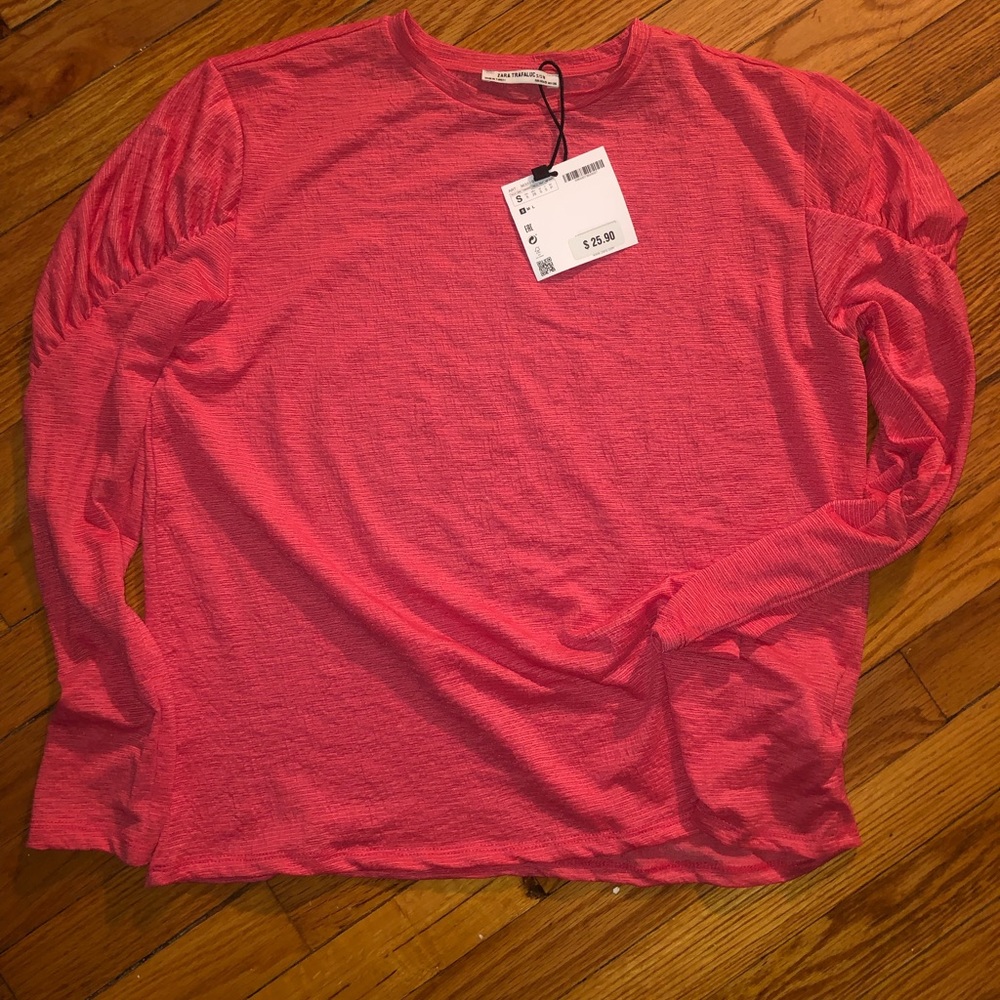(Zara) Puff Sleeve Top